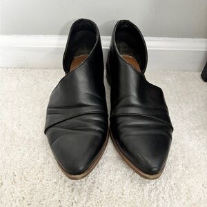Black loafers